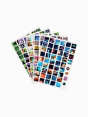 Аппликация наклейками 