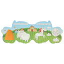 На ферме. Синий трактор. Весёлая раскраска — фото, картинка — 2