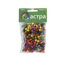 Бусины деревянные (6 мм; разноцветные; 280 шт.) — фото, картинка — 3