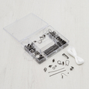 Набор фурнитуры для украшений (черный никель) — фото, картинка — 3