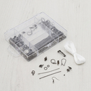 Набор фурнитуры для украшений (черный никель) — фото, картинка — 4