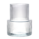 Ваза стеклянная (15х11х18 см) — фото, картинка — 1