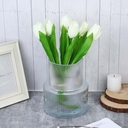 Ваза стеклянная (15х11х18 см) — фото, картинка — 2