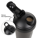 Шейкер спортивный (600 мл; черный) — фото, картинка — 2