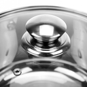 Ковш металлический с крышкой 1 л 