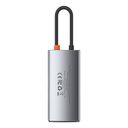 USB-хаб Baseus Metal Gleam 4в1 (серый) — фото, картинка — 2