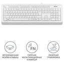 Клавиатура A4Tech Fstyler FK10 (бело-серая) — фото, картинка — 6