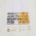 Набор фурнитуры для украшений (серебро, золото) — фото, картинка — 2