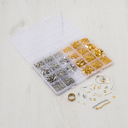 Набор фурнитуры для украшений (серебро, золото) — фото, картинка — 3