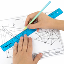 Линейка пластиковая 