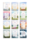 Каляндар настольны на 2026 год 