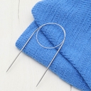 Спицы круговые для вязания (металл; 3 мм; 60 см) — фото, картинка — 5