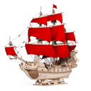 Сборная деревянная модель 