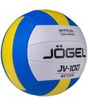 Мяч волейбольный Jogel JV-100 №5 (синий/желтый) — фото, картинка — 1