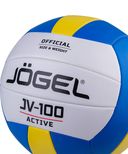 Мяч волейбольный Jogel JV-100 №5 (синий/желтый) — фото, картинка — 3