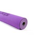 Коврик для йоги и фитнеса Core FM-201 (173х61х0,5 см; фиолетовый/серый) — фото, картинка — 2