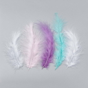 Перо марабу обработанное 