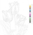 Картина по номерам c люминесцентной краской 
