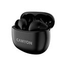 Наушники беспроводные Canyon TWS CNS-TWS5B (чёрные) — фото, картинка — 1