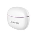Наушники беспроводные Canyon TWS CNS-TWS5PU (фиолетовые) — фото, картинка — 3