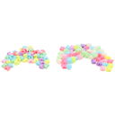 Бусины пластиковые 