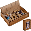 Деревянный пазл-копилка 