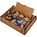 Деревянный пазл-копилка 