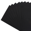 Фоамиран (20х30 см; черный; 10 листов) — фото, картинка — 2