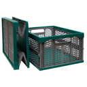 Ящик для хранения складной (47,5х34х23 cм; зелено-серый) — фото, картинка — 1