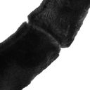 Оплетка на руль меховая (чёрный) — фото, картинка — 1