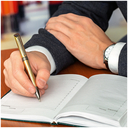 Ручка шариковая синяя 