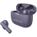 Наушники беспроводные Canyon OnGo TWS-10 (фиолетовые) — фото, картинка — 2