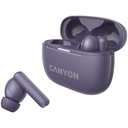 Наушники беспроводные Canyon OnGo TWS-10 (фиолетовые) — фото, картинка — 4