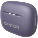 Наушники беспроводные Canyon OnGo TWS-10 (фиолетовые) — фото, картинка — 5