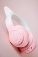Наушники беспроводные Miru Cat EP-W10 (розовые) — фото, картинка — 4