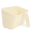 Ёмкость для мусора настольная (со скребком; бежевый) — фото, картинка — 3