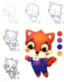 Учимся рисовать. Шаг за шагом. Любимые животные — фото, картинка — 2