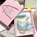 Кружка с крышкой и ложкой 