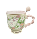 Кружка с крышкой и ложкой 