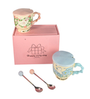 Кружка с крышкой и ложкой 