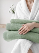 Полотенце махровое (70x140 см; светло-зелёное) — фото, картинка — 3