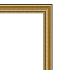 Рамка пластиковая со стеклом (золотая; 21х30 см) — фото, картинка — 1
