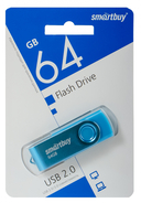 USB Flash Drive 64GB SmartBuy Twist Blue (SB064GB2TWB) — фото, картинка — 3