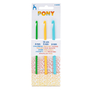 Набор детских крючков для вязания (пластик; 3 шт.; 15 см) — фото, картинка — 1