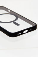Чехол Case Acrylic MagSafe для iPhone 12 Pro Max (чёрный блистер) — фото, картинка — 2