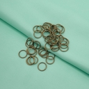 Кольцо соединительное для бижутерии (10 мм; 50 шт.; латунь) — фото, картинка — 2