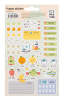 Наклейки бумажные для ежедневников 