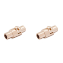 Замок магнитно-поворотный для шнурка (3х15 мм; 2 шт.; золото) — фото, картинка — 2