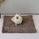 Лежанка для животных (88х68х3 см; кофейный, светло-коричневый) — фото, картинка — 1