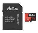 Карта памяти micro SDXC 256GB Netac P500 Extreme Pro Class 10 ( + адаптер) — фото, картинка — 1